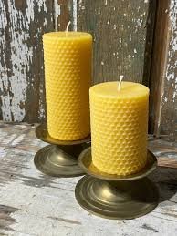 Beeswax candles1